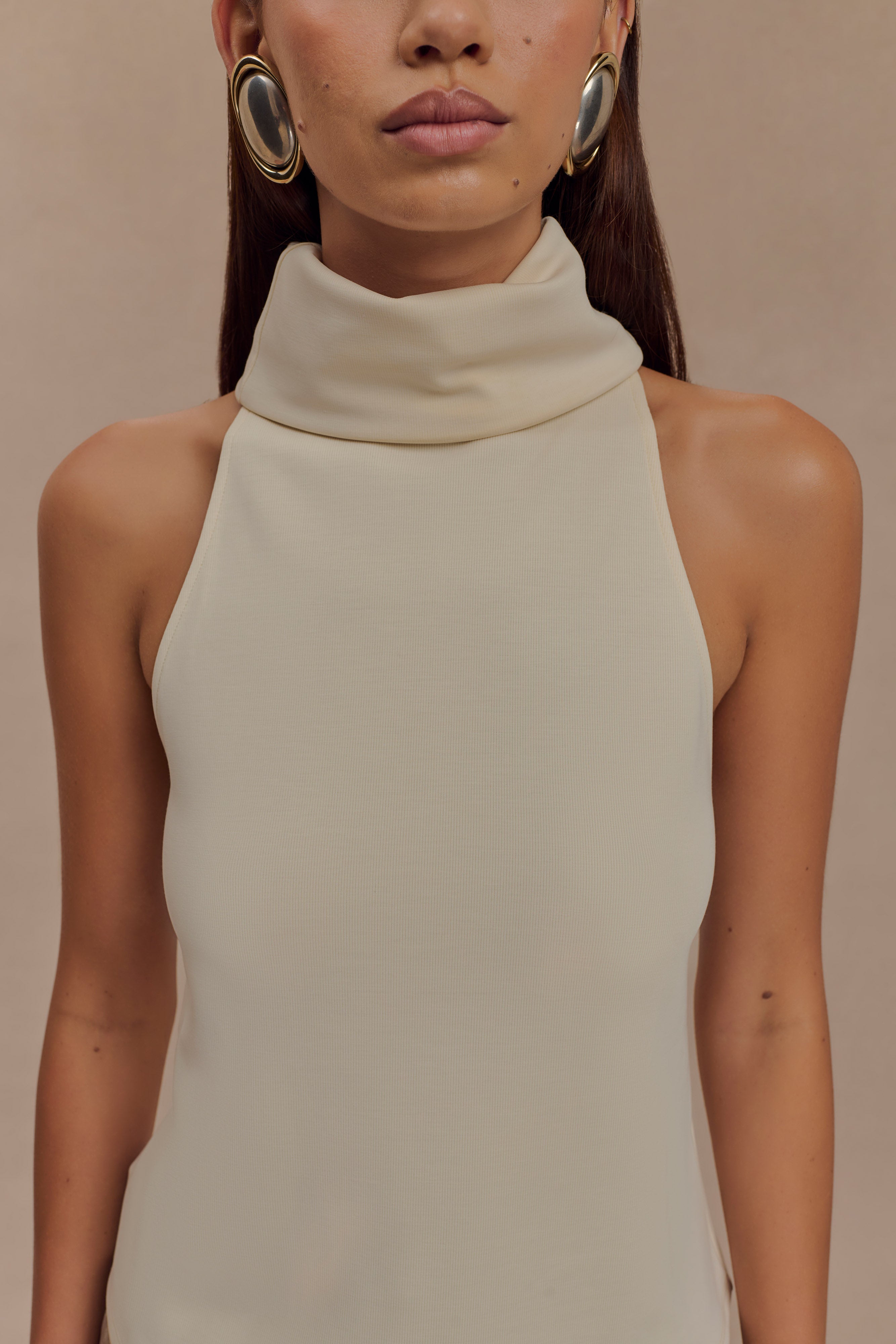 Birdie High Neck Sleeveless Top