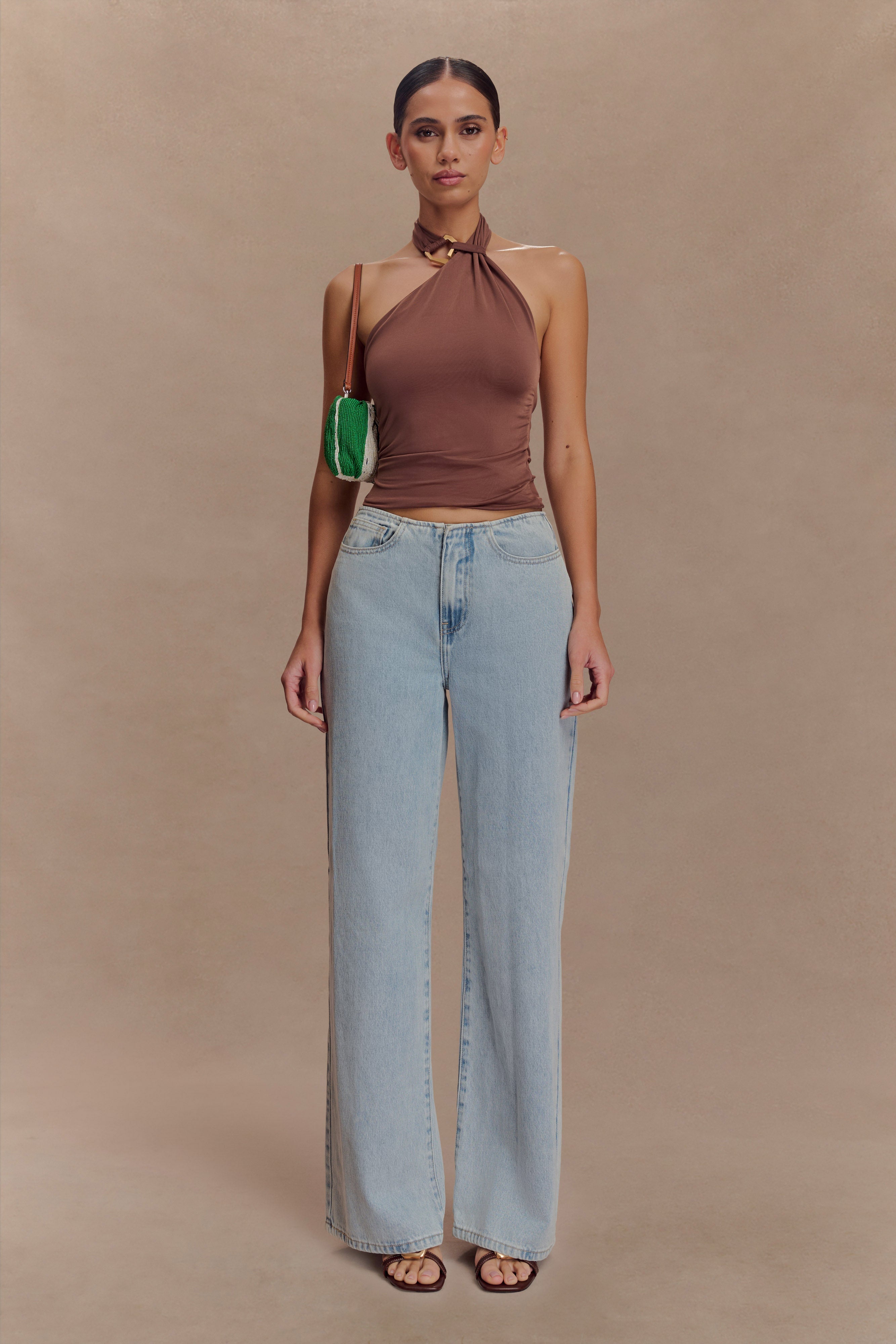 Mariposa Slinky Halter Top