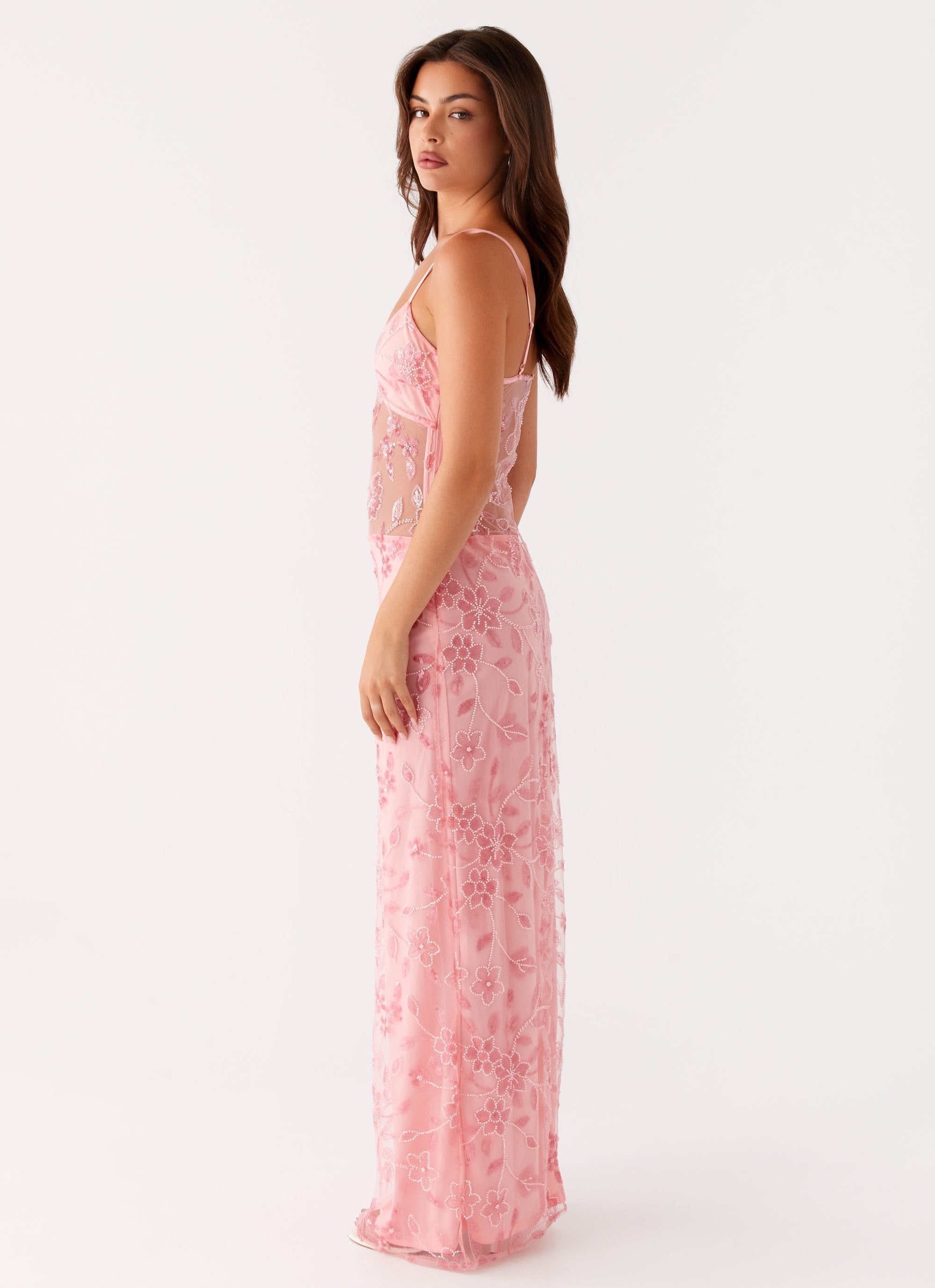Marlina beaded Maxi Dress
