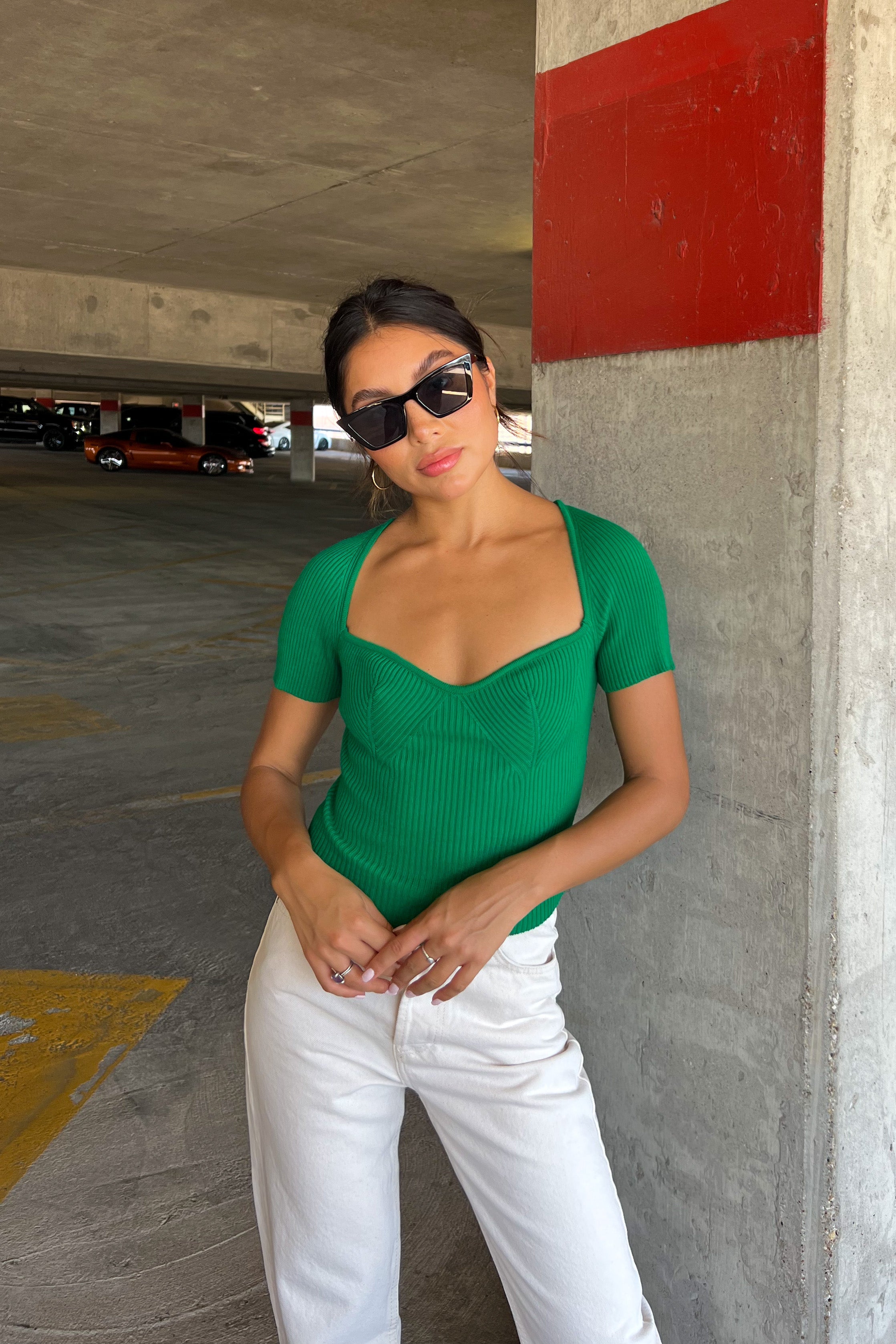 Milo Sweetheart Neck Top