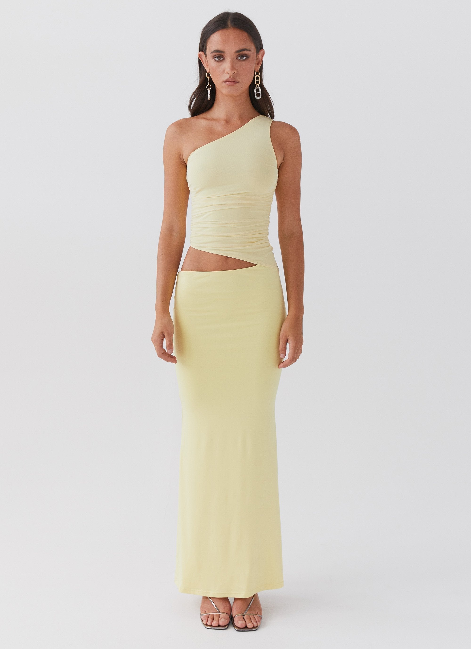 Isolina One Shoulder Maxi Dress