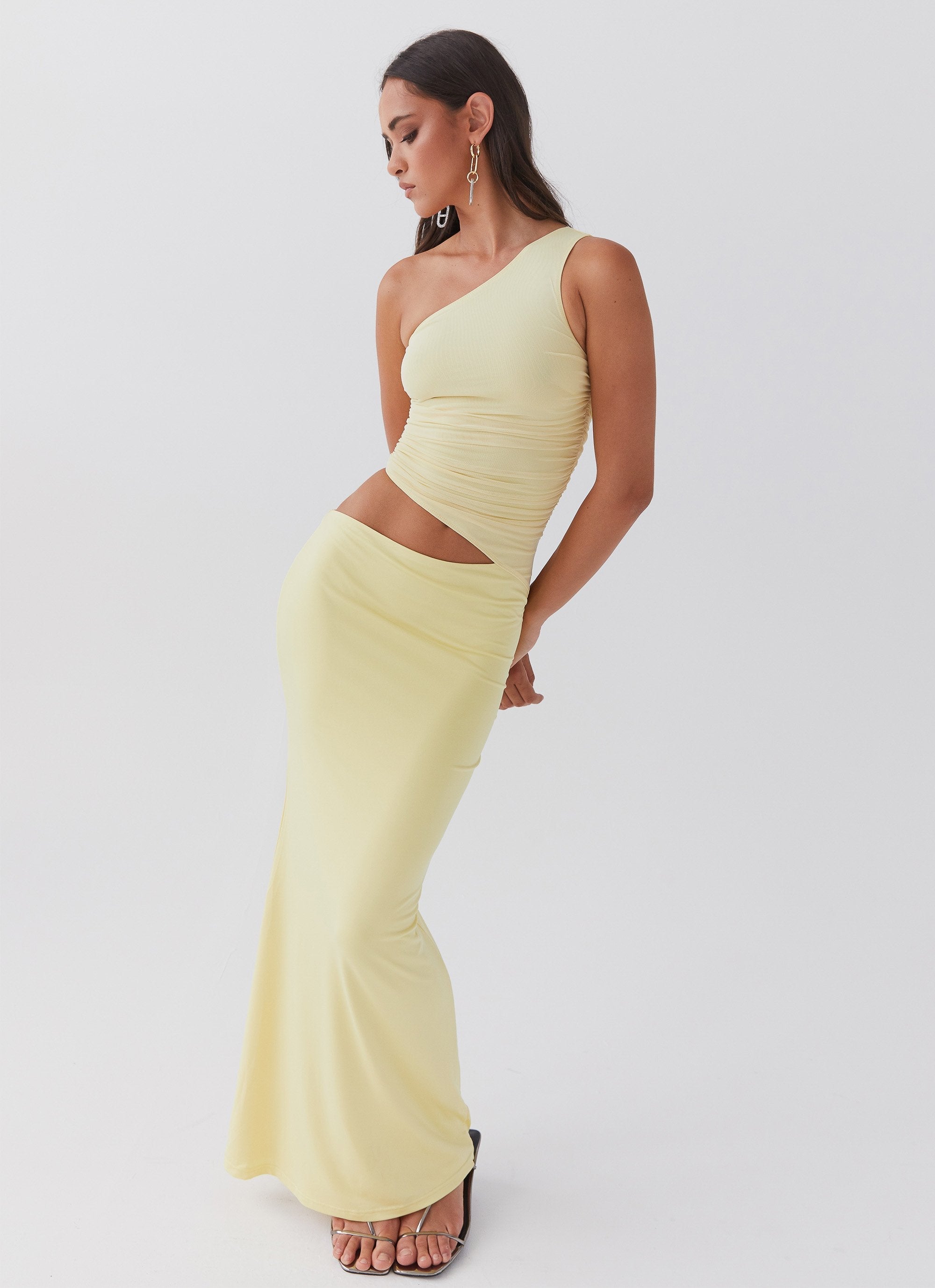 Isolina One Shoulder Maxi Dress