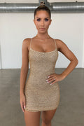 Embellished Mini Dress