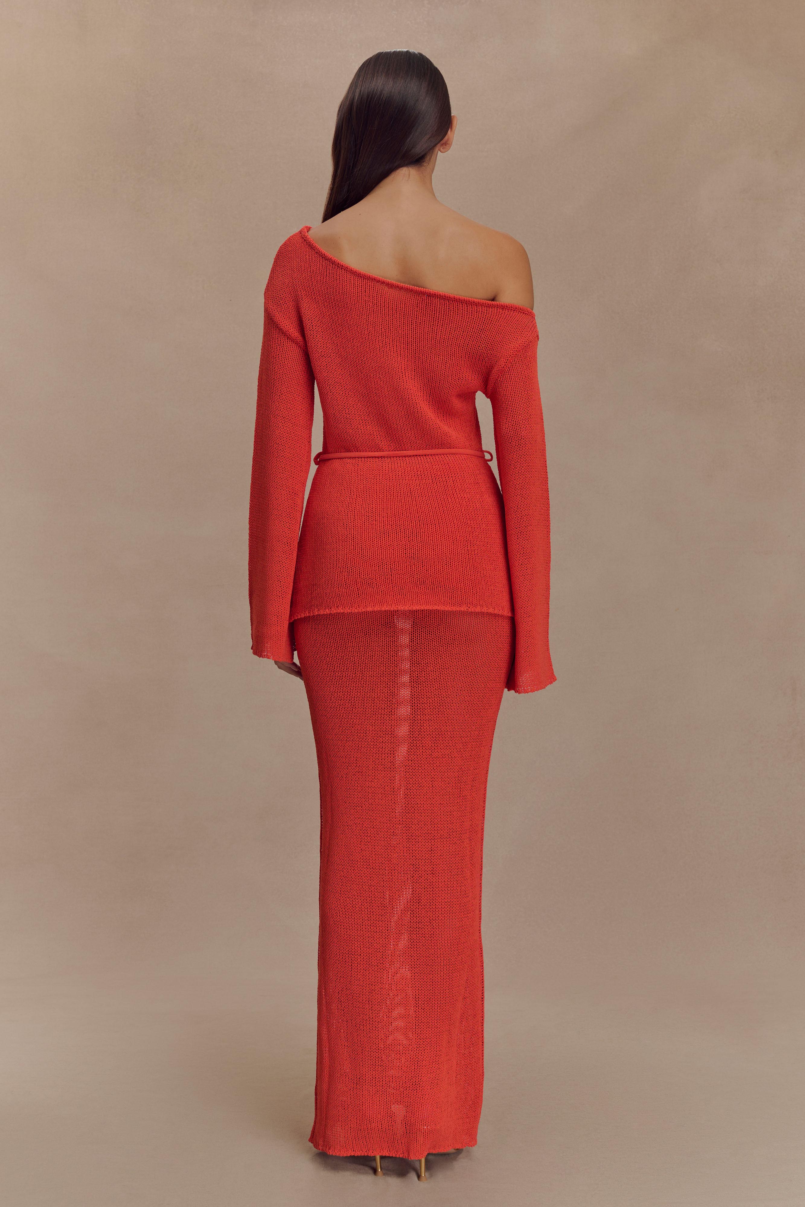 Reagan Off Shoulder Knit Two Piece