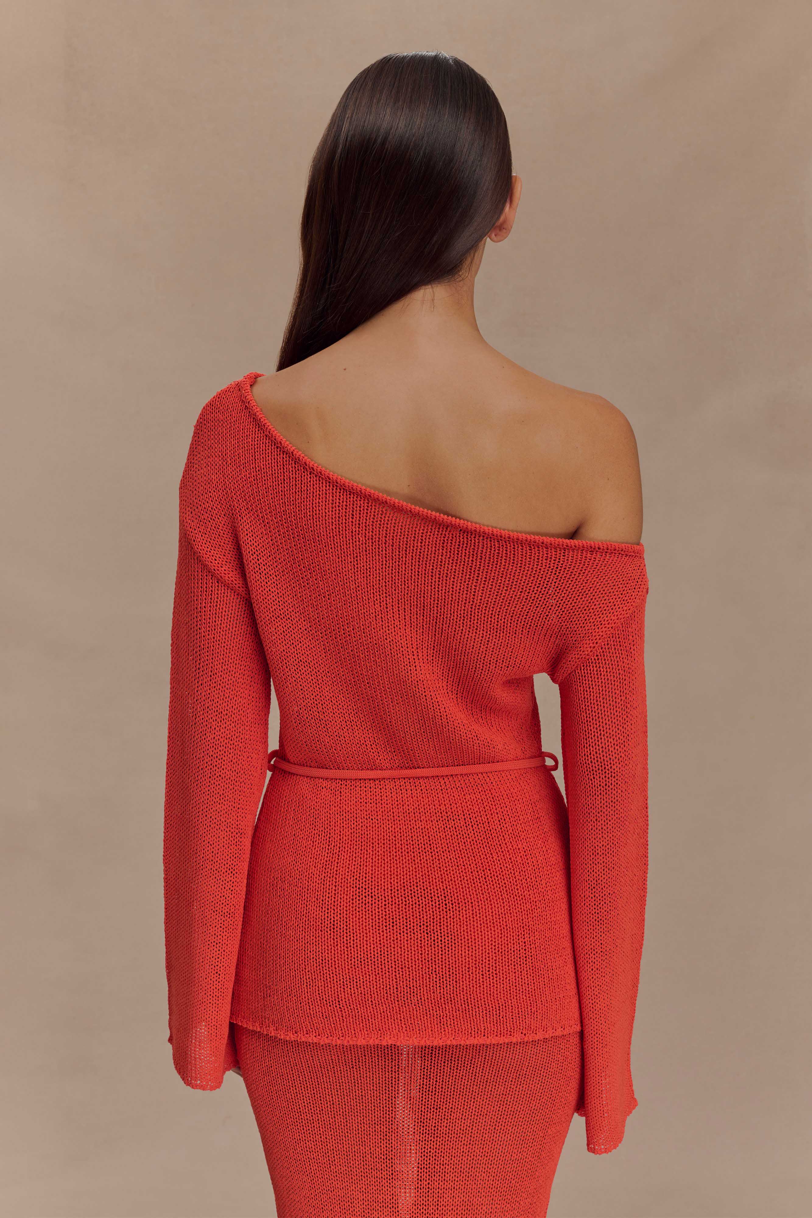 Reagan Off Shoulder Knit Two Piece