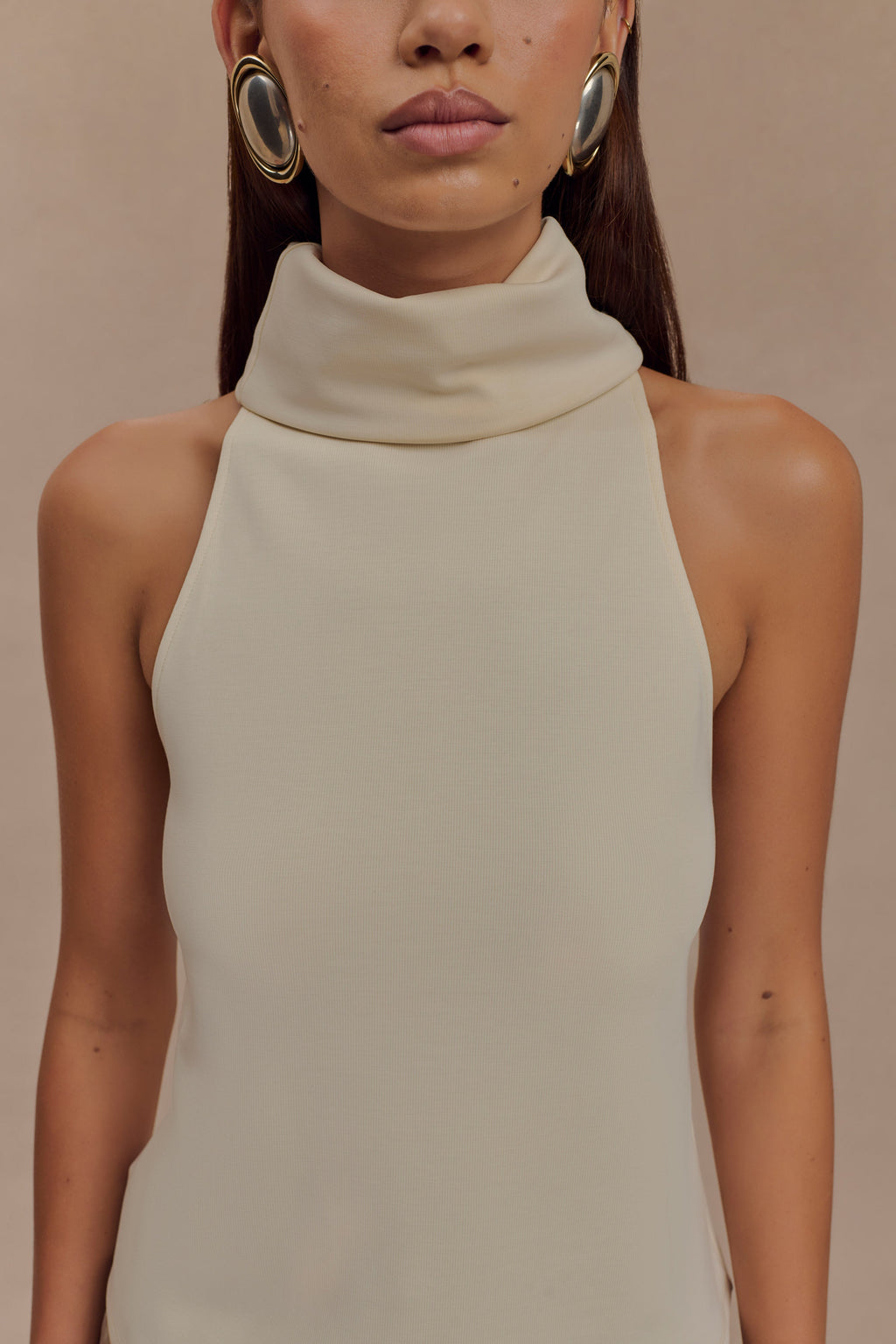 Birdie High Neck Sleeveless Top