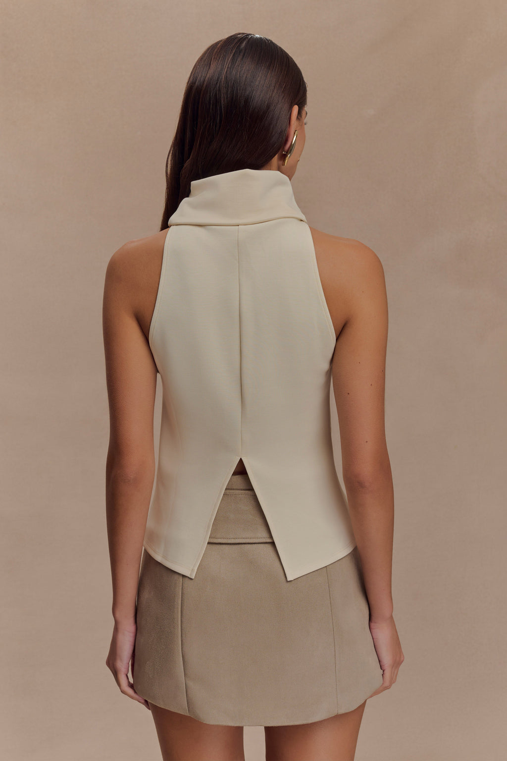 Birdie High Neck Sleeveless Top