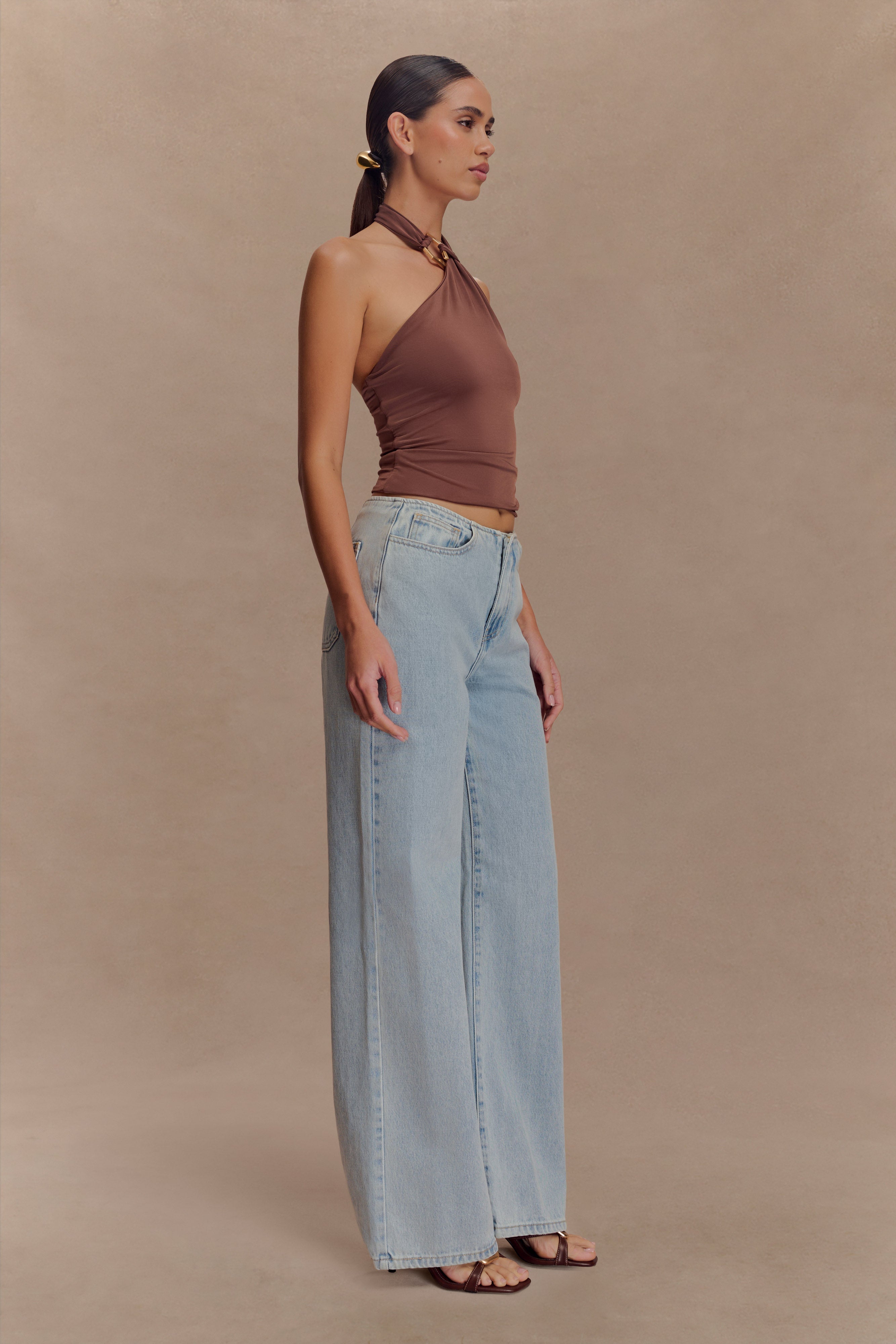 Mariposa Slinky Halter Top