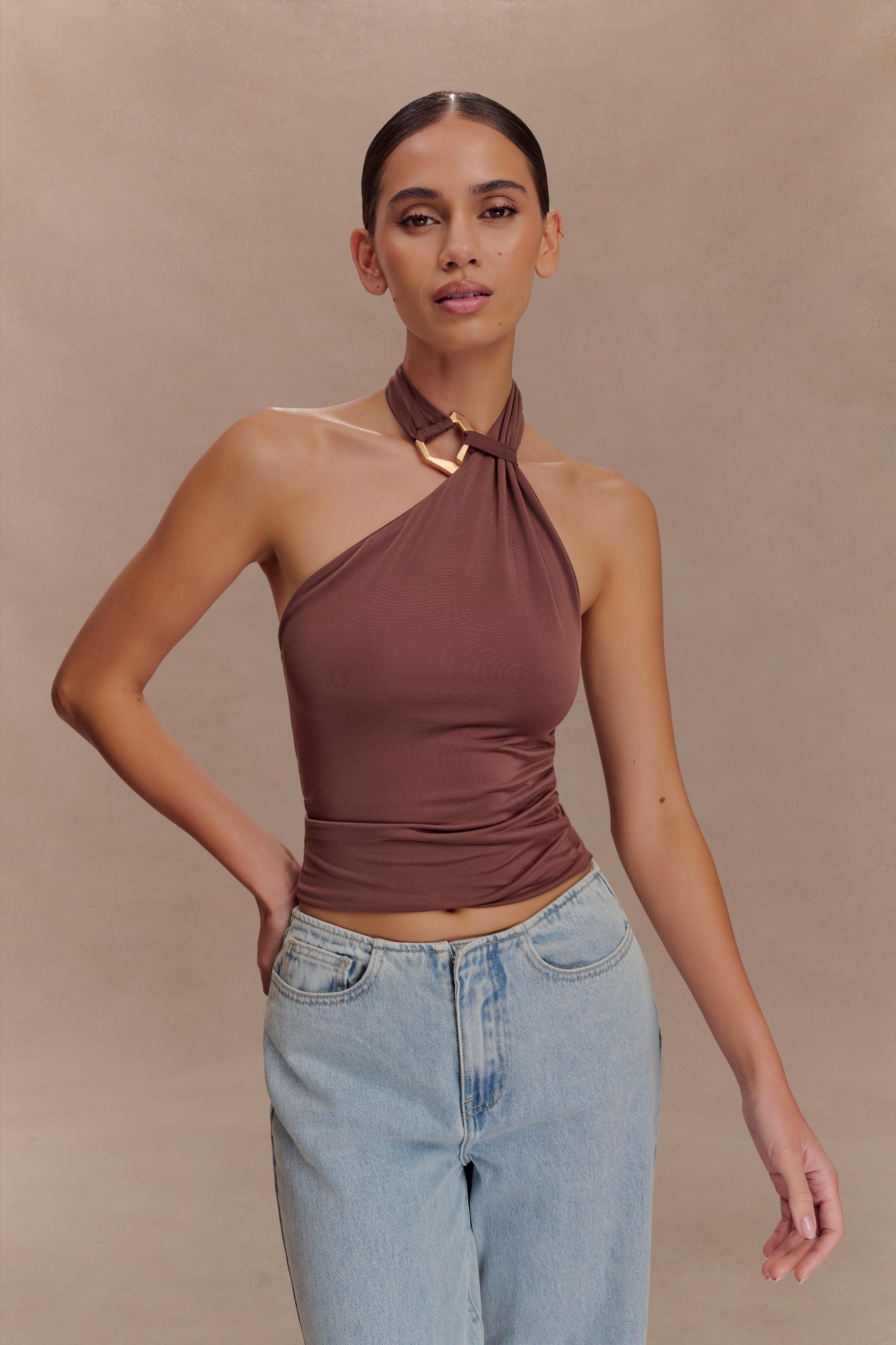 Mariposa Slinky Halter Top