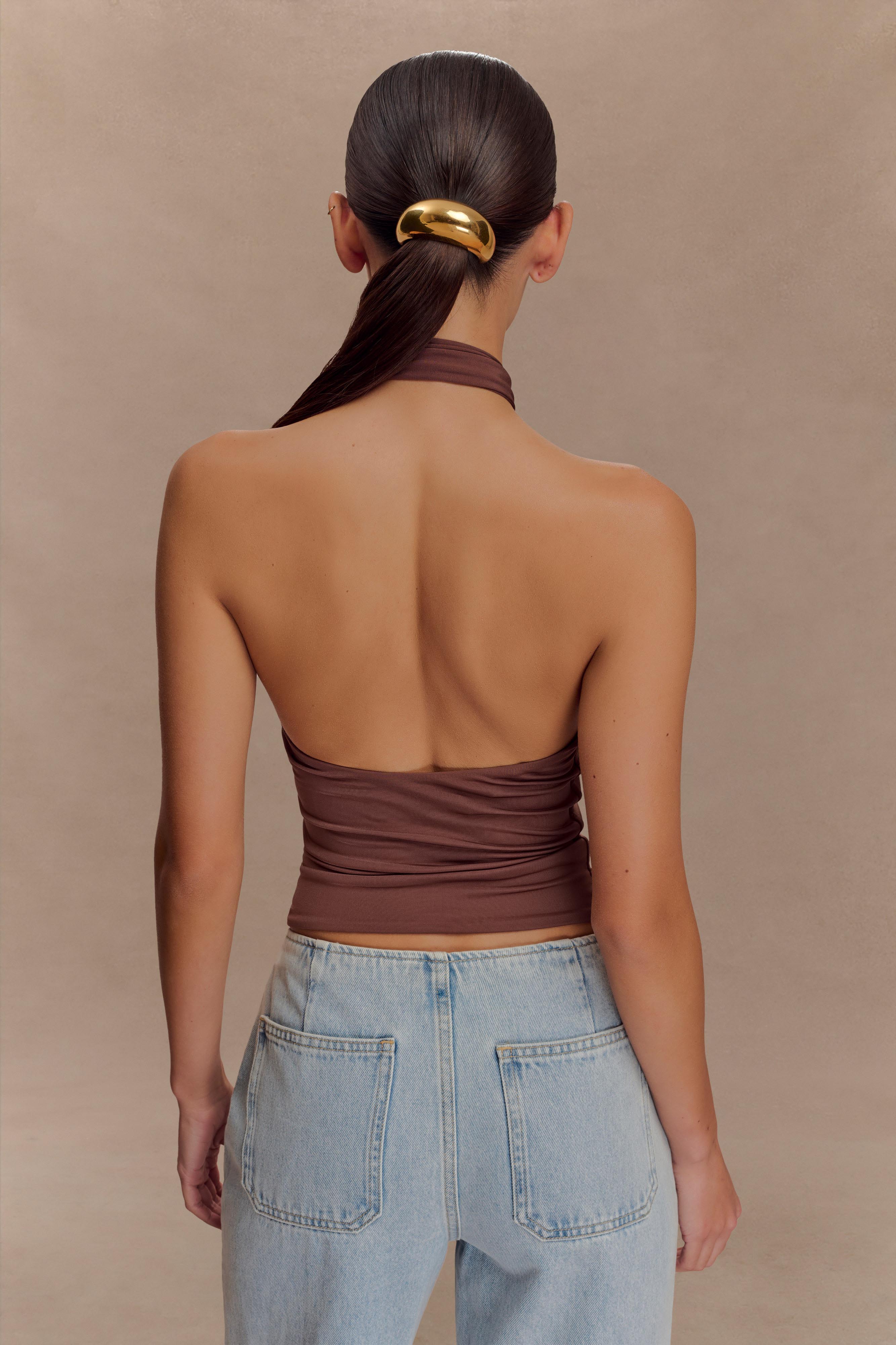 Mariposa Slinky Halter Top