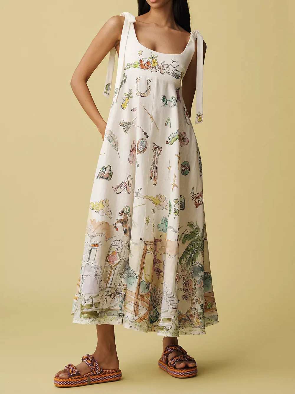 Poème Midi Dress