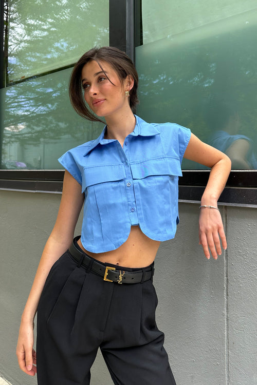 Delaney Cargo Pocket Top