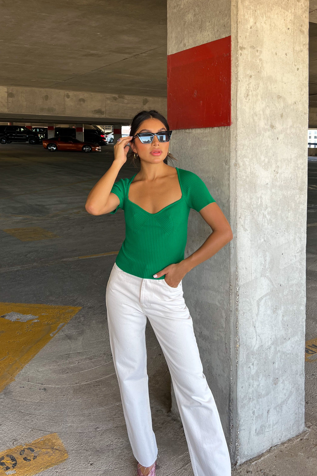 Milo Sweetheart Neck Top