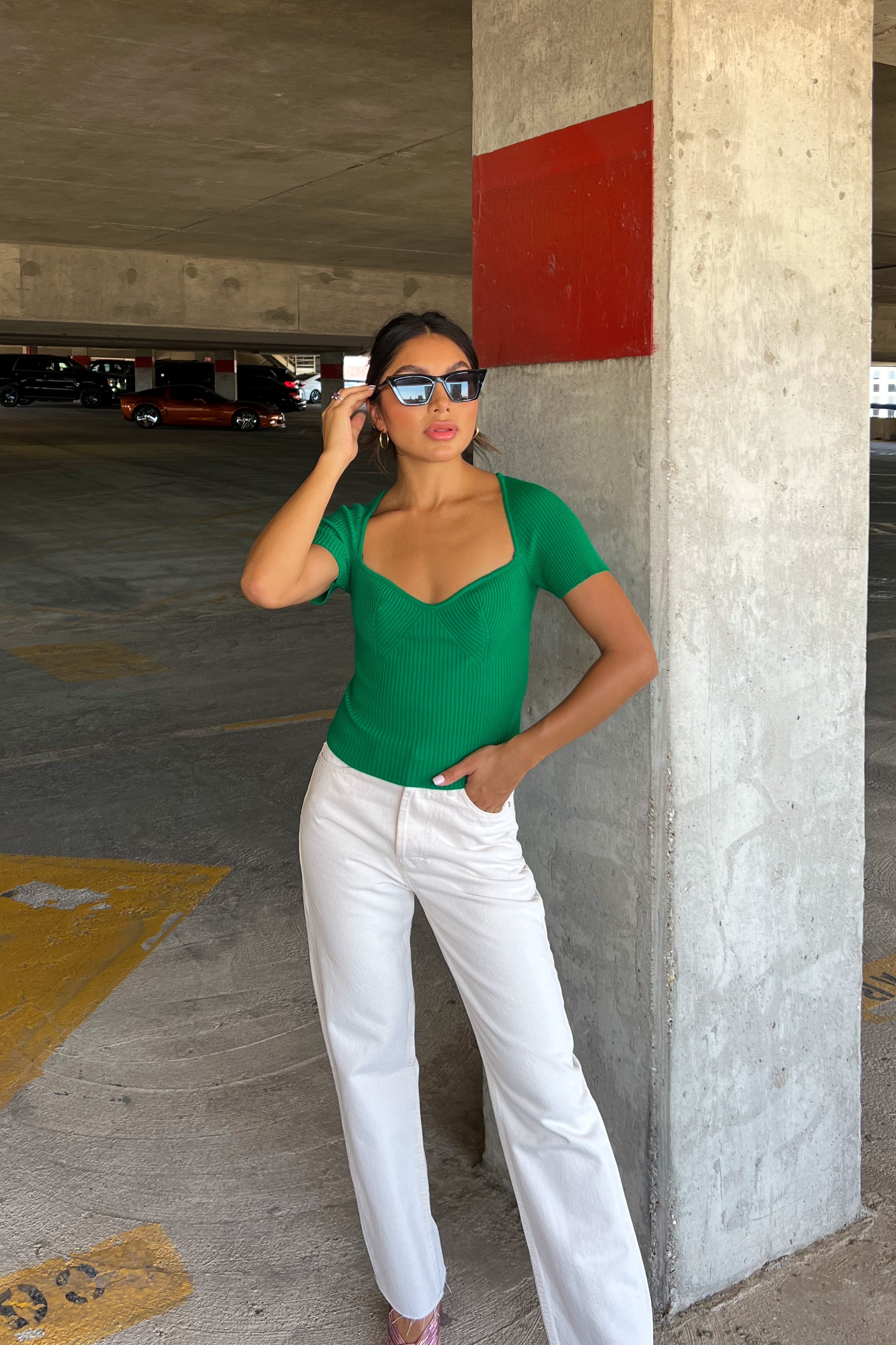 Milo Sweetheart Neck Top