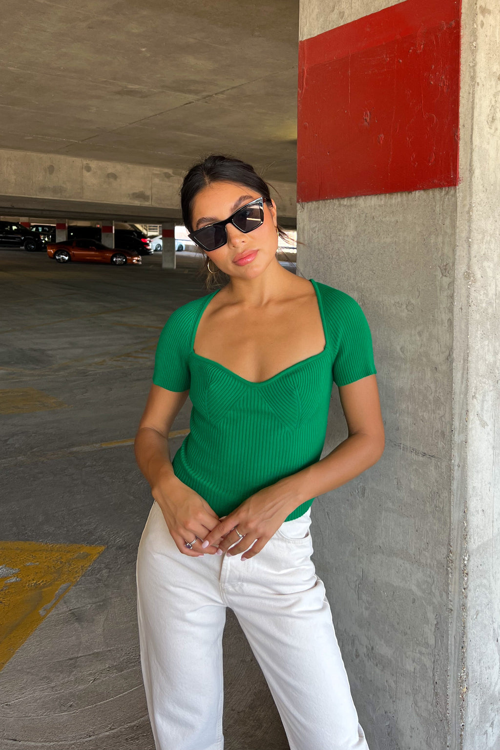 Milo Sweetheart Neck Top