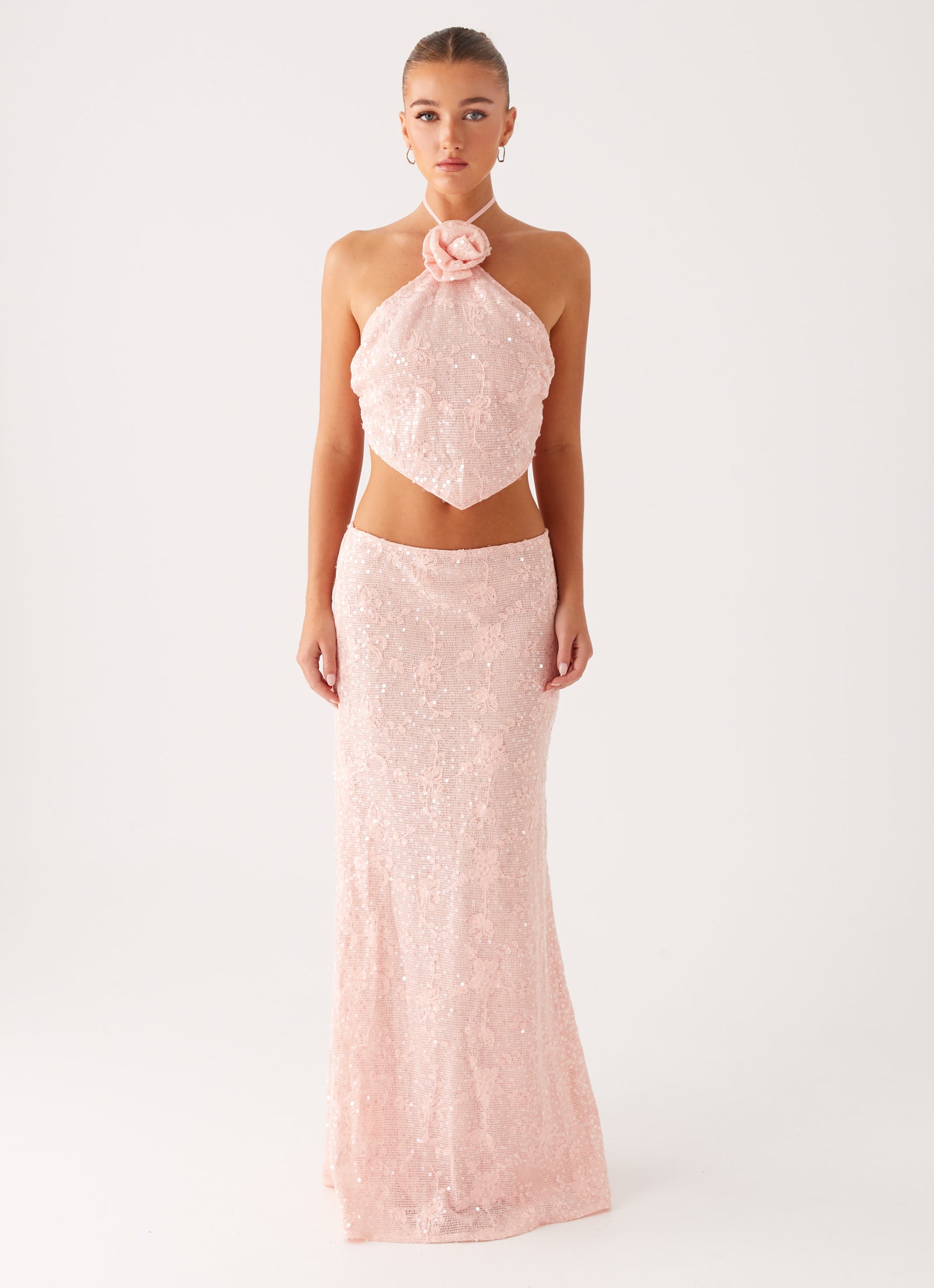 Nico Sequin Maxi Two Piece