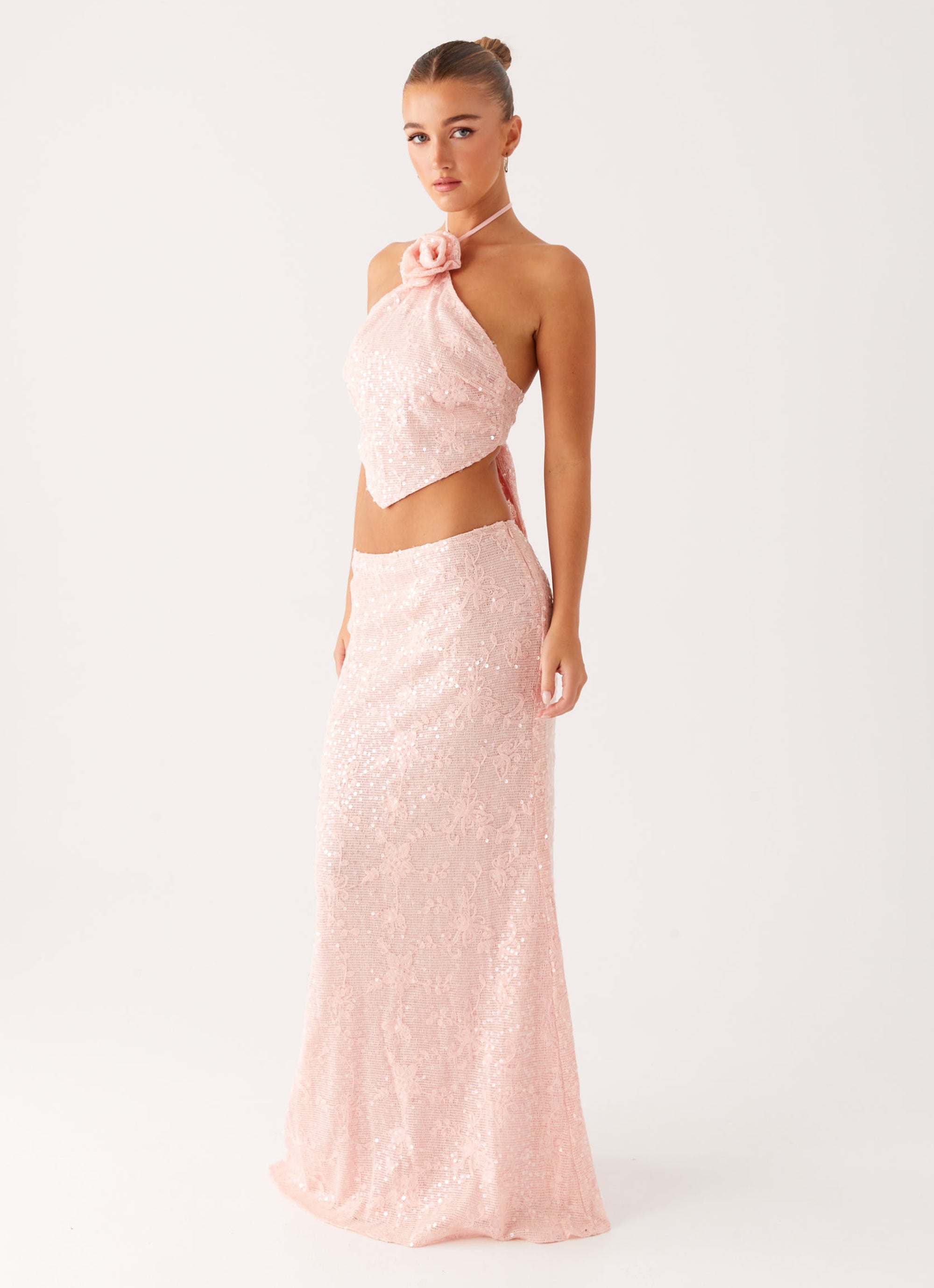 Nico Sequin Maxi Two Piece