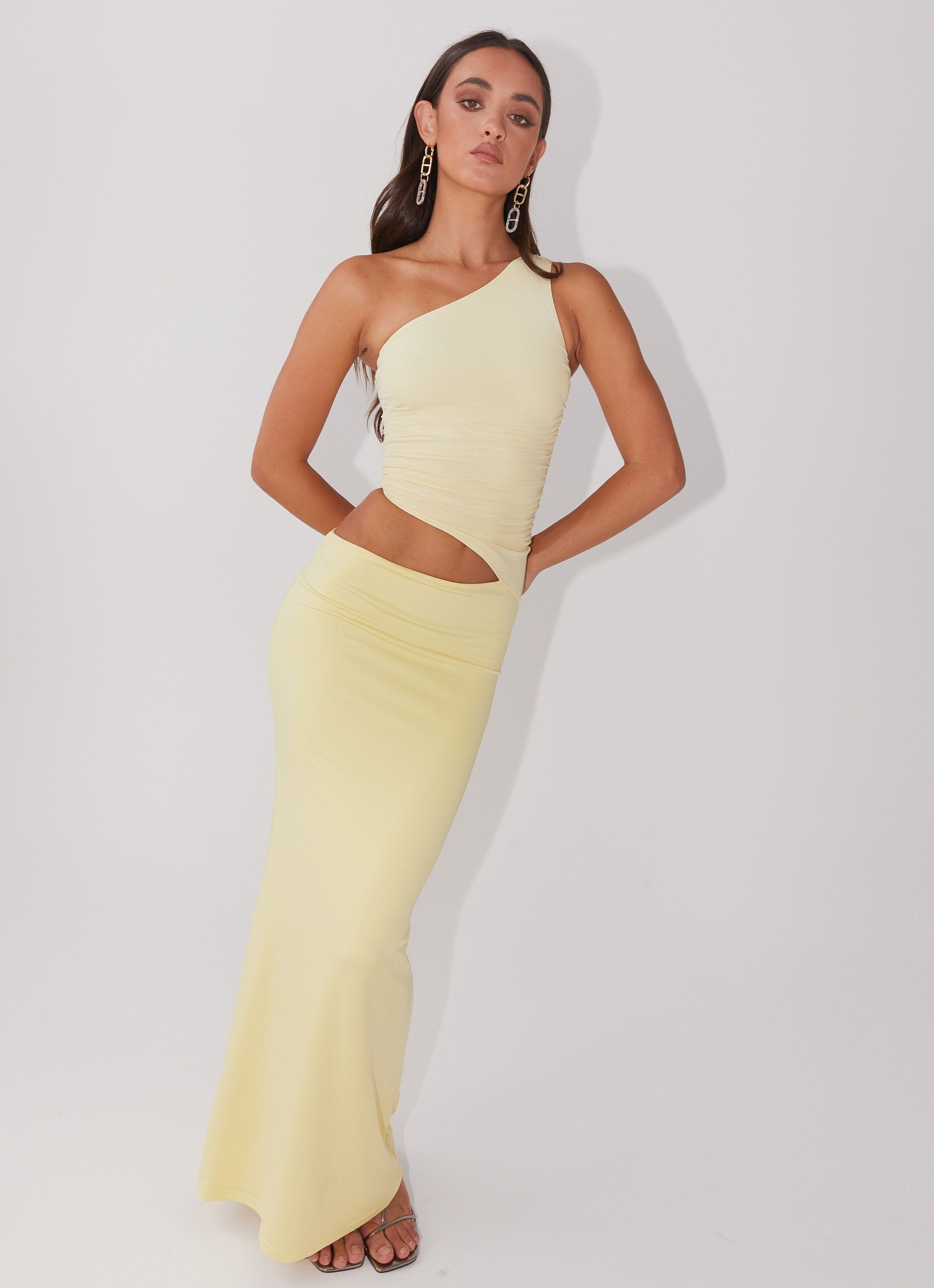 Isolina One Shoulder Maxi Dress