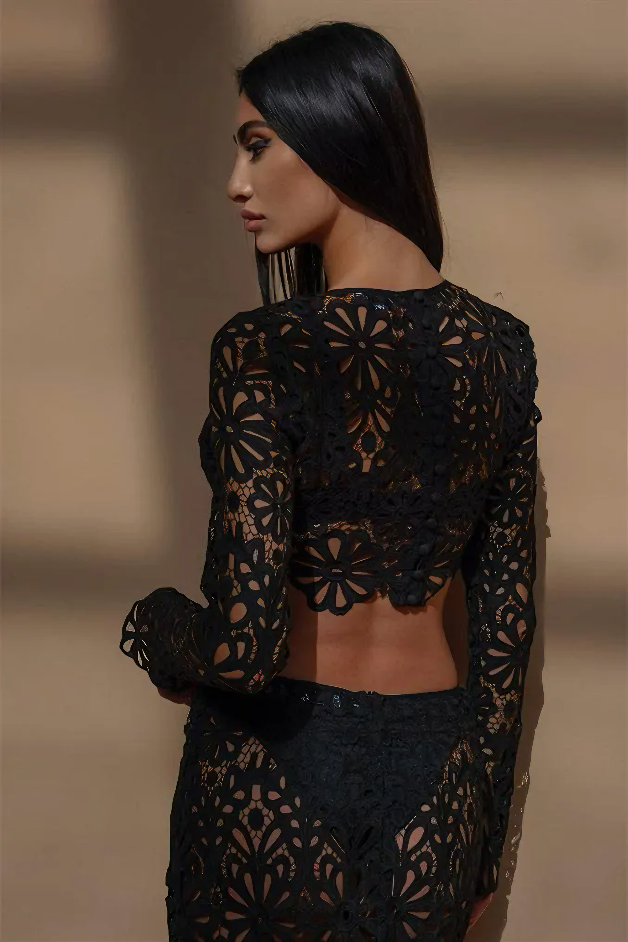 Soft Bloom Lace Two Piece