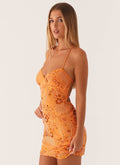Midnight Glimmer Mini Dress
