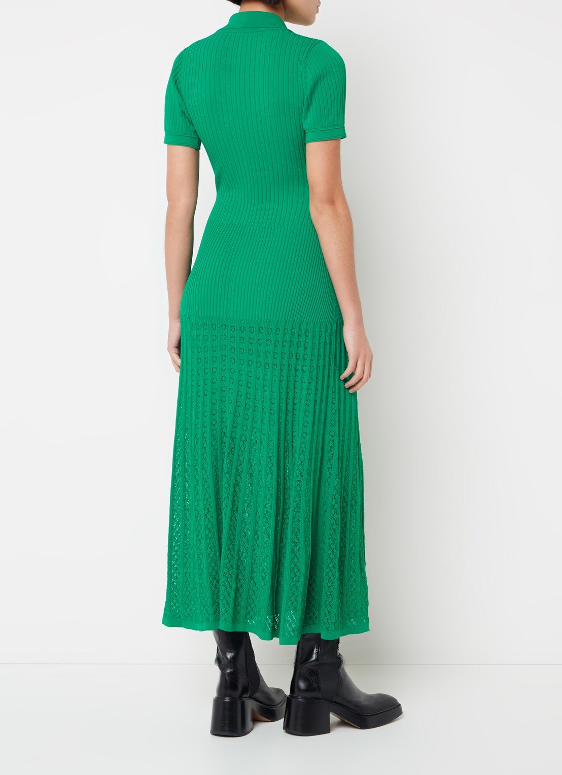 Sandra Robe Midi Claudine Boutonnée